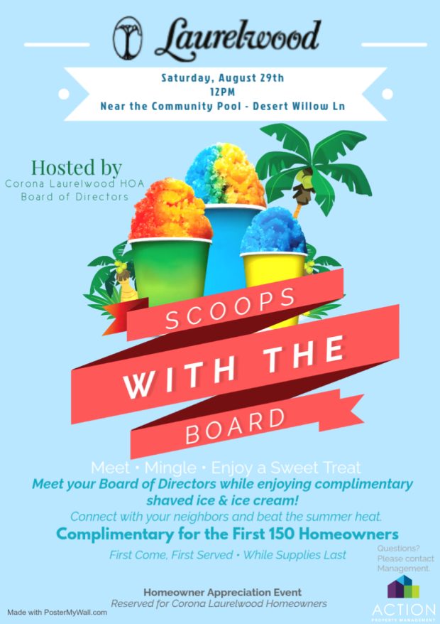 Meet the Board & beat the heat!